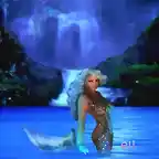 sirena fondo azul eli redi