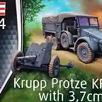 Revell - Kfz.70 Krupp Protze & 3.7xcm Pak 2 - 1-76