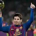 Messi con su balon..