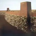 Detalle de la muralla de Numancia