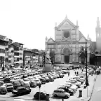 Florenz - Piazza Santa Croce, 1967