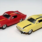 Atma Ford Mustang Fast Back 1966 Rojo-Amarillo
