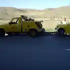 solo se quedo sin gasolina