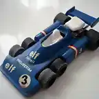 F1 Tyrrell P34 azul ruedas A