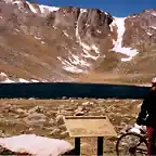 Summit Lake, pujant Mt Evans Nuria