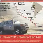 Rally dakar 2012. El Comercio 9.1.11