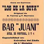 Los de la Bota (Libreto)