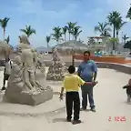 Monumentos de arena la paz baja california Mexico