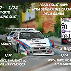 CARTEL  RALLY SLOT LA BANDA