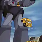 megatron y bumblebee