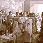 malattia di Papa Leone XIII Camera dei bollettini in Vaticano 1899