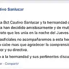 BANDA CAUTIVO SAN LUCAR