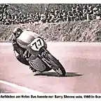 Barry Sheene sobre una Bultaco TSS