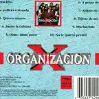 Organizacion X - Borrachito (1996) Trasera