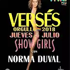 norma duval showgirl sala but madrid 2018