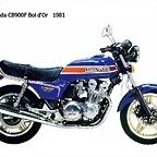Honda CB900F Bol d'Or 1981