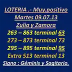 LOTERIA m