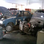 Algunos de los chevrones atendidos por Arturo...
