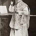 Blessed Pius IX vested for Low Mass