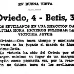 Oviedo 4 - 3 Betis 28-01-1934