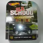 CUSTOM 77 DODGE VAN RETRO ENTERTAINMENT SERIES (NEGRO) OLD SCHOOL