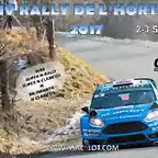 CARTEL IV RALLY DE L?HORTA