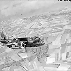 Douglas Boston aircraft of the Royal Air Force taking part in Operation Jubliee, the raid on Dieppe.