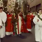 Domingo de Ramos Parroquia San Carlos Borromeo Barcelona. Cingulo Fajinado