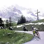 Descending in the Alps