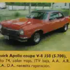 Buick Apollo 74 C-1734-E