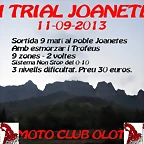 XII TRIAL JOANETES 2013 - POSTER