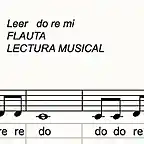 LECTURA MUSICAL DO RE MI