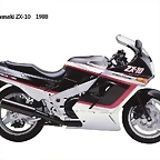 Kawasaki ZX 10 Tomcat 1988-1990