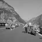 G?schenen - Verladung im Autoreisezug am Gotthardtunnel, 1961, 2