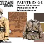 painters guide 1940 German Palm autumn