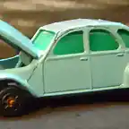 6c Citroen 3 CV verde agua (serie 10)