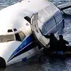 Aerolneas al agua en Ushuaia, Tierra del Fuego