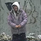 Hugo bajo la nieve