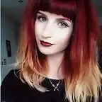 Amazing-Ombre-Hairstyle-Medium-Haircut-for-Bangs