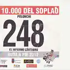 Dorsal 10000 del Soplao 2012