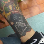 diamante en blanco