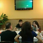 Hugo y Mara en la cena 9