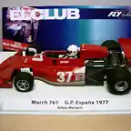 MARCH 761 CLUB FLY 2009 EDICION GP ESPA?A 1977 (FLY) Ref 99136