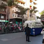 VIRGEN DE LA SALUD A SU PASO POR TRIBUNA