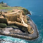 El Morro de S. Felipe en Puerto Rico no pudo impedir la razzia del pirata francs D' Ogeron y 500 filibusteros lanzaron en 1672.