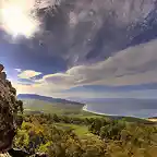 Playa de Bolonia, Tarifa, Cdiz ( al fondo se aprecia Marruecos)