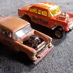 Bel Air 55 Gasser HW restaurado a rat rod - comparacin (2)