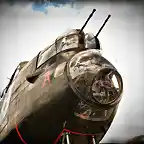 Torreta de proa de un Avro Lancaster de la RAF