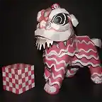 León Chino (Dark Papercraft) by Pendragón