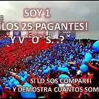 1 de los 25 pagantes